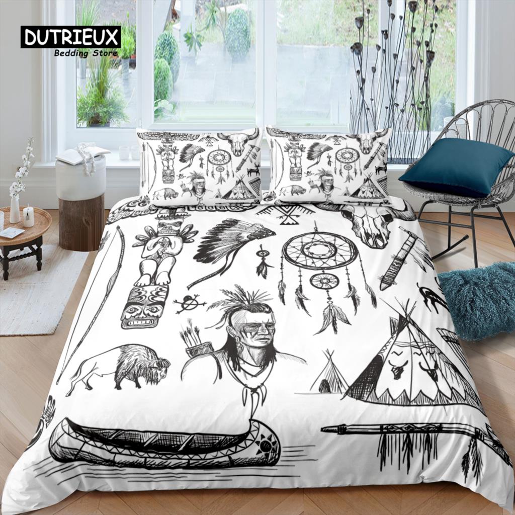

Home Living Luxury 3D Dreamcatcher Bedding Set Kids Duvet Cover Pillowcase Elk Bedding Set Queen and King EU/US/AU/UK Size EU single(135x200cm)