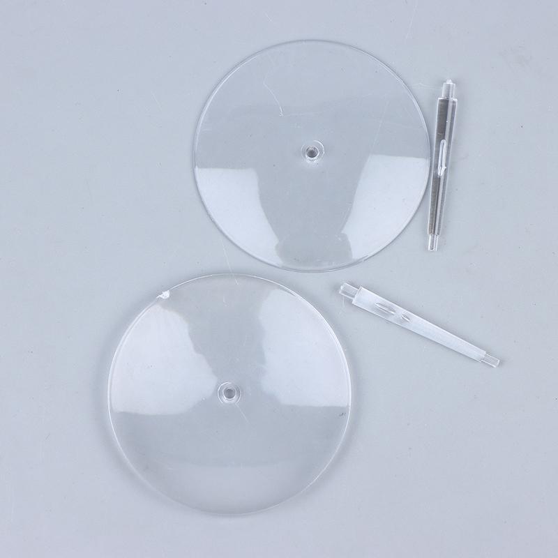 5 Pcs Flying Stems 60Mm Flying Bases For Miniature Wargames Table Games Transparent Flying Base Stand