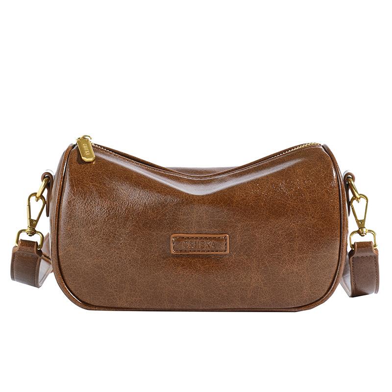 

Bag Women s Messenger Bag New Large-capacity Fashionable Versatile Solid Color Shoulder Small Square Bag коричневый