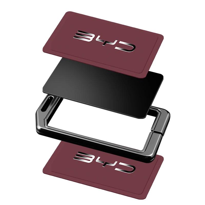 Auto NFC-Karte Smart Key Hülle Etui Halter Anhänger Für BYD Atto3 Yuan Tang EV Han Qin Song Plus DMi Dolphin S7 S6 L3 M6 F3 F0 Schlüsselanhänger