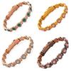 Explosive light luxury round full diamond alloy single row clasp magnet bracelet spot fast delivery