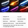 2Pcs 12V Led Guide Strip Headlight for Car Daytime Running Lights Turn Signal Bulb DRL Sequential Switchback 30cm/45cm/60cm Dome Lights 6