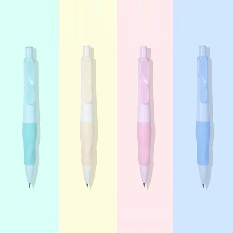 12Pcs 2.0MM Ergonomic Mechanical Pencil Built In Sharpener Automatic Drawing Pencil For School Writing Sketching Drawing