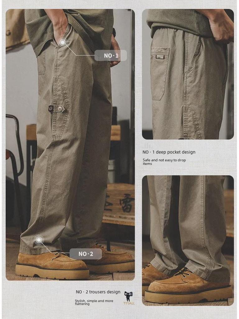 Pánské americké retro volné kombinézy se širokými nohavicemi - Jaro/Podzim 2023