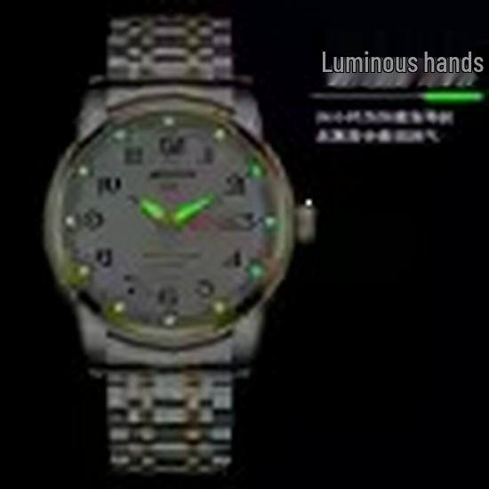 Relógio Automático Skeleton Importado Suíço - Feminino & Masculino Luminoso à Prova d'Água