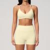 Women's Quick-Dry Strappy Yoga Suit - Breathable, Casual Fitness Sports Set