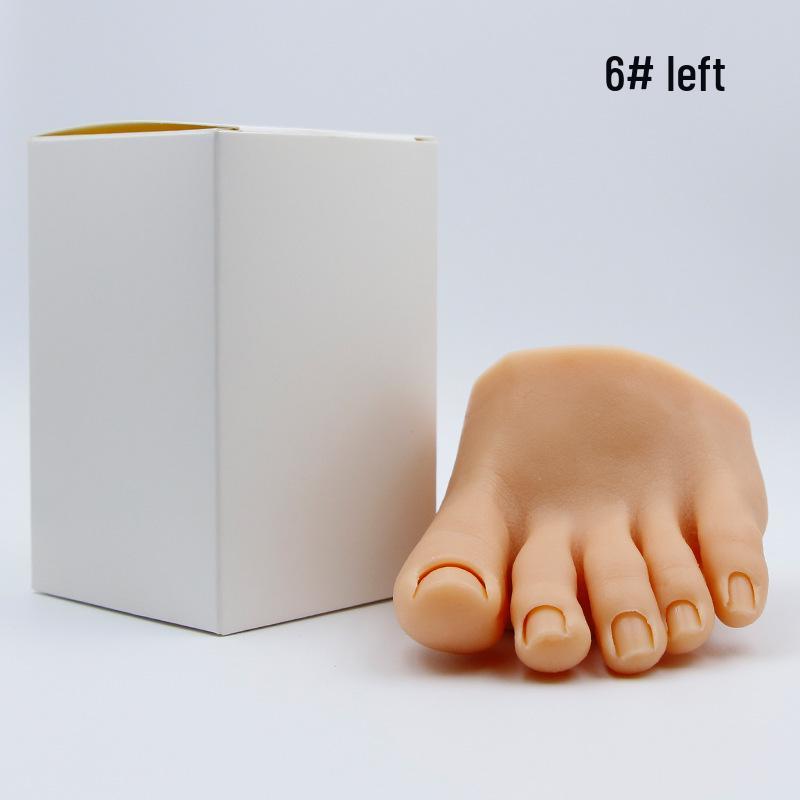 Bendable Silicone Nail Art Practice Hand and Foot Set