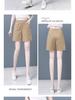 2025 Women's High-Waisted Wide-Leg Capris, Summer Casual Loose Fit Plus Size Shorts for Middle-Aged Moms