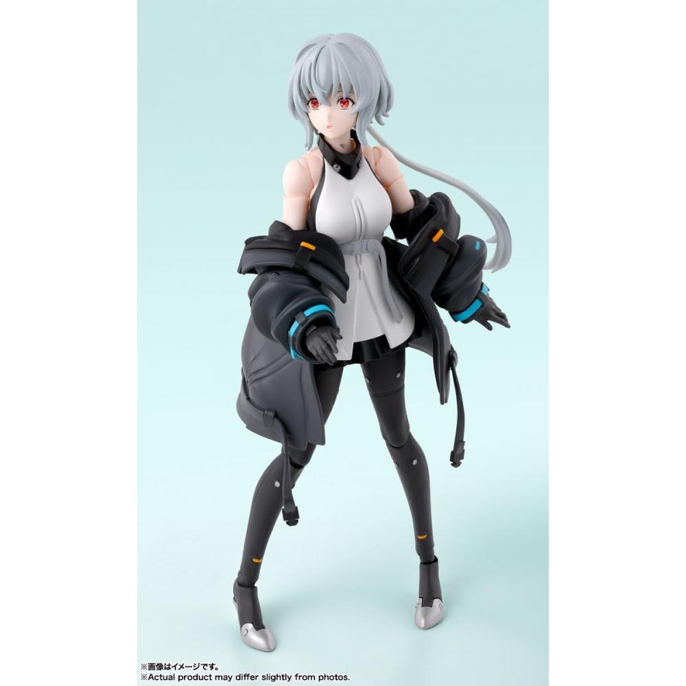 Bandai SPIRITUOSEN SHFiguarts SYNDUALITY Noir Ca.. 145 mm große, bewegliche Figur aus PVC, bemalt