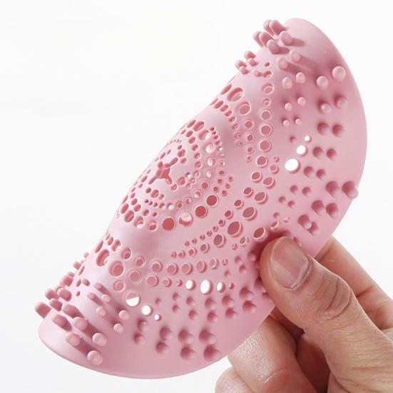 3/1pcs Flexible Silicone Hair Stopper for Shower Drains with Dense Fine Holes