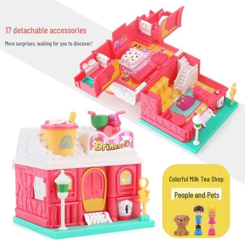 

Ляльковий будиночок «Скринька зі скарбами»: Дитячий ігровий будиночок та ляльки-сюрпризи (Вік 6-13) - Ідеальний подарунок на День захисту дітей або День народження