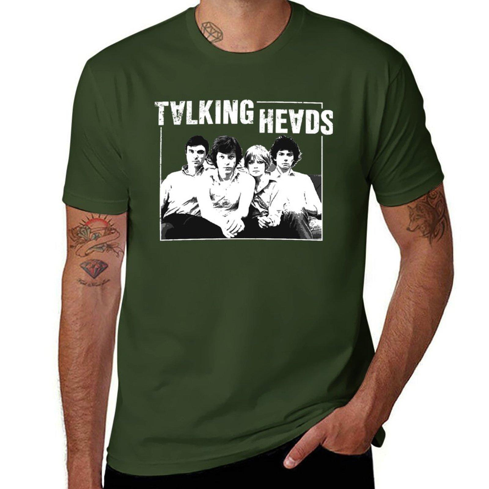 

Talking Heads White Box Tshirt plain customizeds boys whites tees mens graphic tshirts pack 4XL
