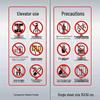 Passenger Elevator Safety Warning Sign