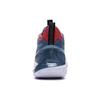 Li Ning SONIC 10 Ultra Abrasion Resistant Breathable Mid top Basketball Shoes Men's Blue White Red ABAS145-7