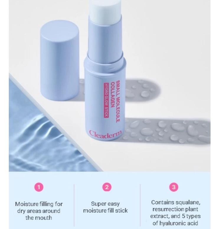 Daiso Cliderm Low Molecular Collagen Moisture Glow Stick | Jongkundang Health | Skin Hydration & Radiance | Direct from Korea