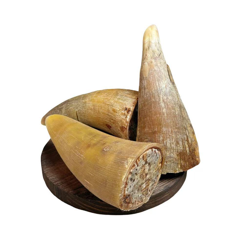 Air-Dried Cow Horn Dog Chew Sticks for Small, Medium & Large Breeds - Ideal for Teething