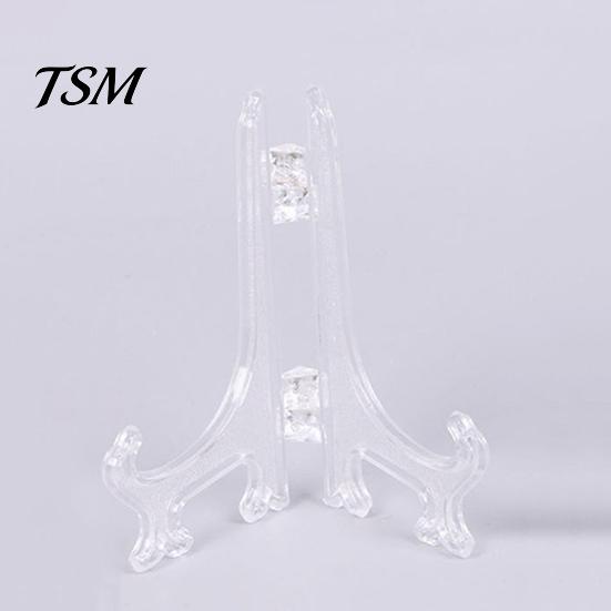 Picture Frame Display Plate Rack Safe Wide Application Triangle Structure Dish Portable Easels Holder for Hotel Kitchen Easel