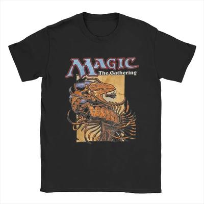 Hipster Games Gathering MTG T-Shirt für Herren Rundhals Reine T-Shirts Kurzarm T-Shirt Plus Kleidung#Farbe