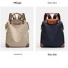 Stylish Women's Lightweight Nylon Commuter Backpack: Travel, School, Business, Large Capacity, Colorblock, Waterproof
