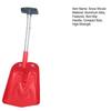 Car Snow Shovel Lightweight Aluminum Alloy Foldable Snow Shovel with Ergonomic Non-Slip D-Handle Snow Removal Gardening Tool