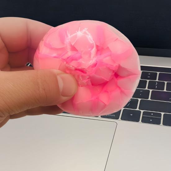 Crisp Stress Ball Handmade Stress Relief Slow Rising Ball Sensory Fidget Toy Portable Decompression Stress Ball Party Favors