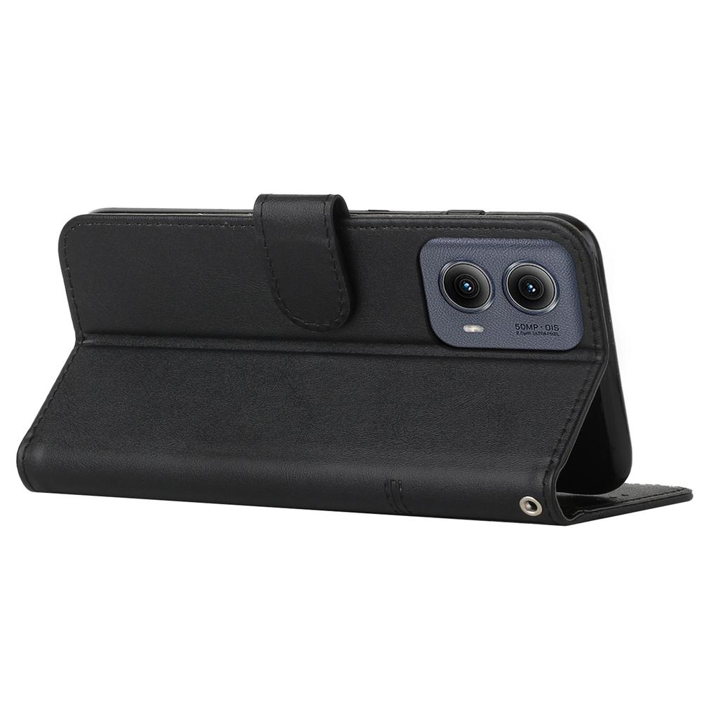 For Motorola Edge (2024) 5G Case Wallet PU Leather Phone Stand Cover