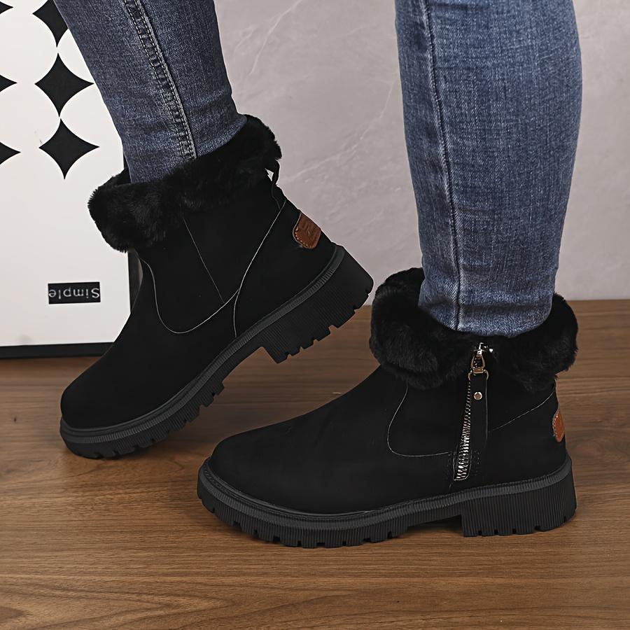

Fashionable Versatile Snow Boots for Women, The New Winter Model Features A Midsole with Thick Fleece and Warm Cotton Shoes 43