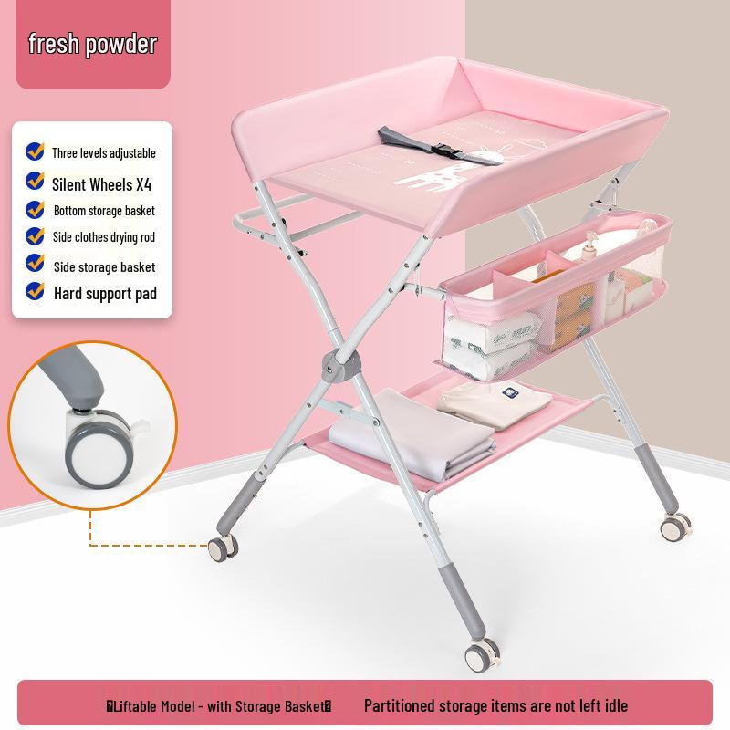 Portable Baby Changing Table: Multifunctional, Foldable & Washable for Diaper Changes and Massages