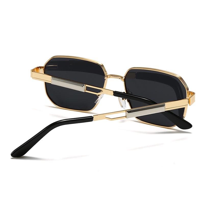 Trendy Sunglasses for Men Women Cross Border Export Polygonal Frame European American Street Style Instagram Influencer 1414