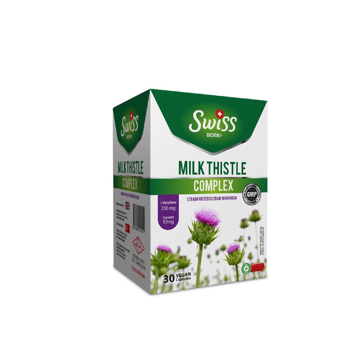 

Swiss Bork Milk Thistle Complex 30 Capsules