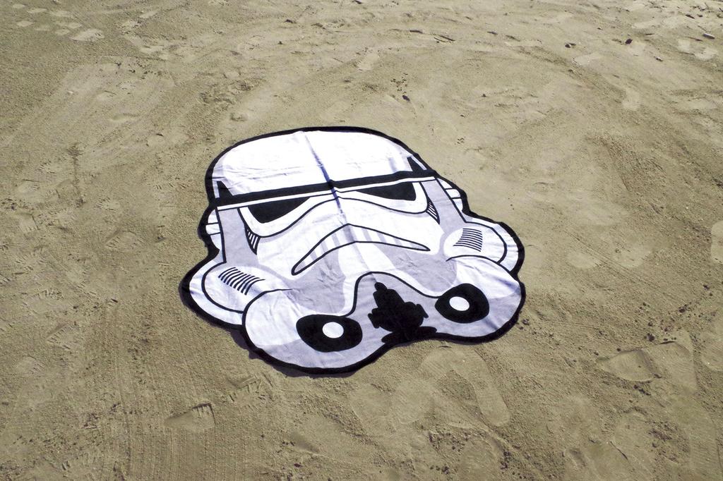 Marushin STAR WARS Stormtrooper Bath H130 X Up 2535021300 Towel, W120cm, White,