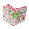 Soft Fabric Baby Photo Album Safe Strong Oxford Bohemian Rainbow Style Memory Book Colorful for Infants Children Use