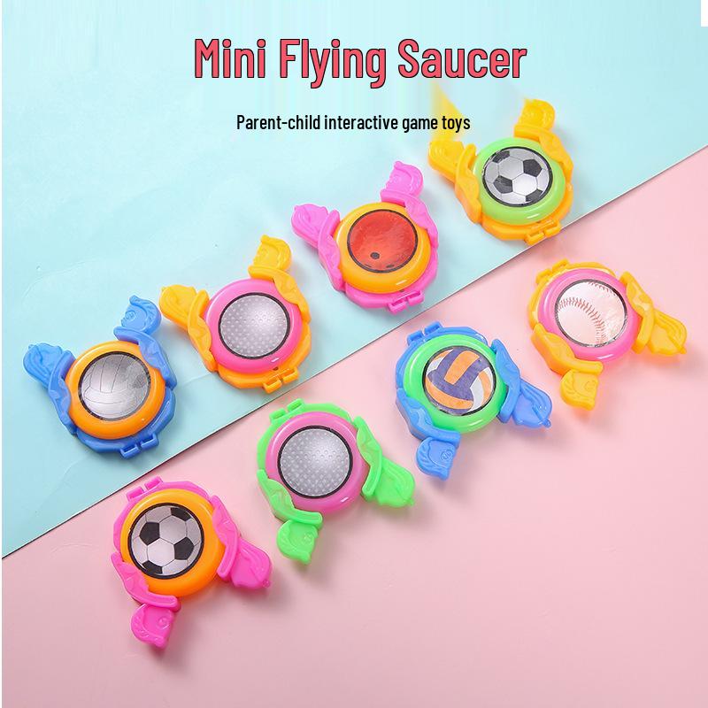 Rotating Cartoon Catapult Frisbee Launcher Toy for Kids