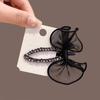 Exquisite Rhinestone Hair Clips Women Mesh Bow Side Broken Hair Barrettes Fashion Elegant Luxury Party Daily Wear Accessories