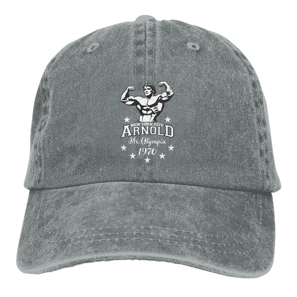 Cappellino da Baseball Mr Olympia Arnold Schwarzenegger Cappellini Vintage da Papà Arnold Schwarzenegger Cappellini Unisex Regolabili per l'Outdoor