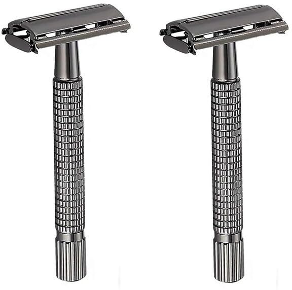 Elecsera Shaving Pearl Double Edge Shaving Safety Razor For Men 2 Pieces