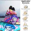 1pc K Pop, Demon Hunter Soft Comfortable Blanket Digital Print, All Season Multipurpose Knit Fabric Bedding, Office, Sofa Home Decor Blanket