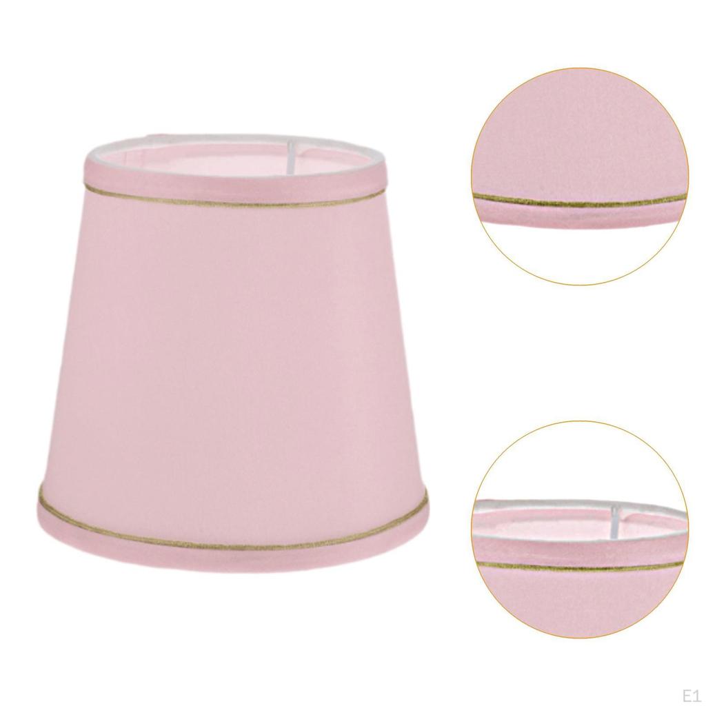 Bell Shaped Lamp Shade Cloth Cover Chandelier Dining Room Bedroom Fabric Lampshade