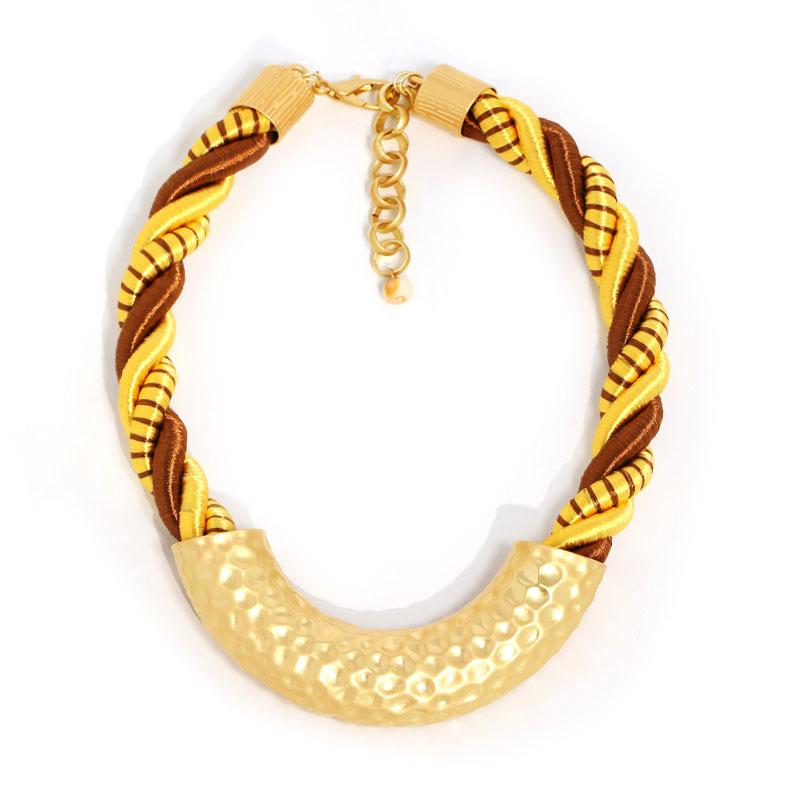 

Statement Necklace with Geometry Pendant Design for Women Trendy Wedding Party Jewelry