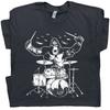 Kong Drums T Shirt Cool Drumming Set Drummer King Monster Vintage 80s Men Women