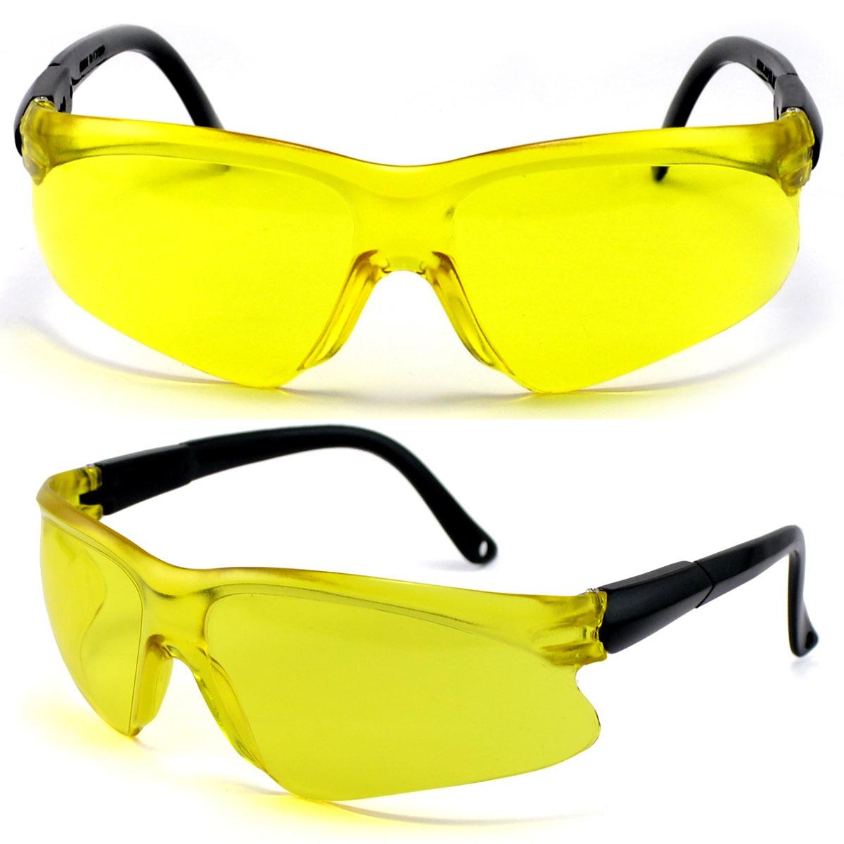Industrial-grade UV damage prevention goggles for on-site trace investigation, yellow-enhanced night vision glasses