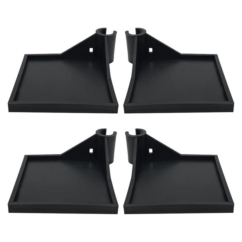 

2025 Trend 4 PCS Grow Tent Corner Shelf,16 Mm Grow Tent Accessories,Grow Tent Shelves For Place The Hygrometer Camera чёрный