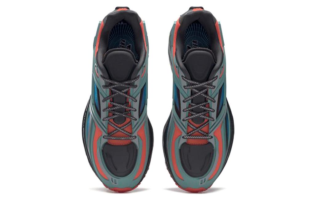 Reebok Unisex Premier Road Modern Running Shoes Grey/Green/Orange FZ1690