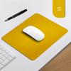 High-Quality White PU Leather Mouse Pad: Dirt-Resistant, Printable, and Round Design