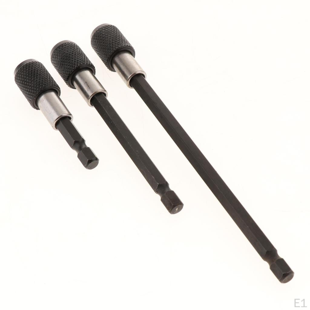 Drill Bit Extension, 1/4Inch Driver and Release Bar Socket Screwdriver Holder Extension