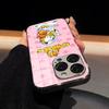 G-Garfield Phone Case Luxury Glass Phone Case For IPhone 17 16 15 14 13 12 11 Pro Max Plating Frame Cover