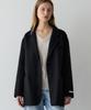 Sisterhood Single Wool Half Coat - Black