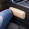 Car Knee Protector Pad Soft Resilient Foam Self Stitched Edges for Armrest Black