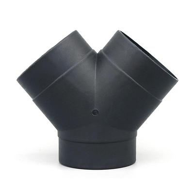 75mm Plastic Air Vent Ducting Y Piece Elbow Pipe Outlet Exhaust Connector For Air For Diesels Parking Heater Parts