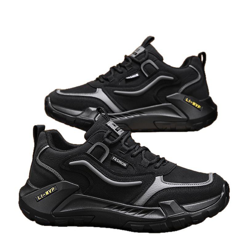 Spring Autumn Breathable Mesh Running Shoes Men New Style Casual Trendy Sport Shandy Shoes Men's Footwear Proxy Motorcycle Boots